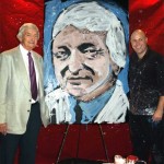 Speed Painting with one of the best cricketers, Ritchie Benaud