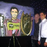 Another brilliant NRL player, painted live at Melbourne Storm event - Cameron Smith