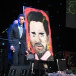 Movie Star Eric Bana - speed painted live and signed for charity
