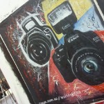 Tradeshow live painting for Canon